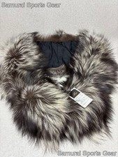 SAGA FOX Silver Fox Real Fur Stole for Weddings, Elegant Parties Formal Attire