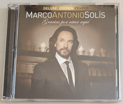 Marco Antonio Solis - Gracias Por Estar Aqui -Deluxe Edition  CD DVD RARE