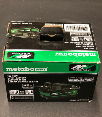 Metabo HPT BSL36A18X 36V/18V Li-Ion Battery 2.5Ah/5.0Ah (MultiVolt)