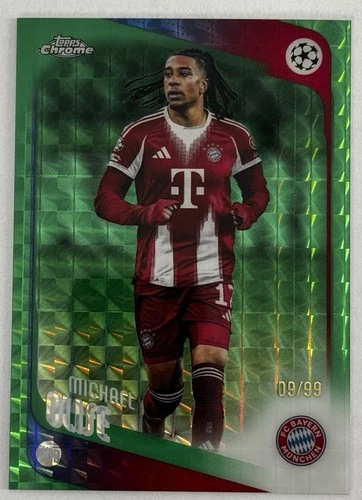 Michael Olise 2025 Topps Chrome Michael Olise Green