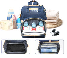 Cama de bebé plegable, moisés de viaje portátiles para bebés, bolsa de mamá impermeable