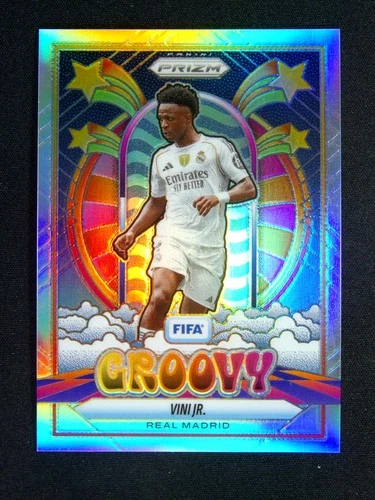2025-26 Panini Prizm FIFA Vinicius Junior Vini Jr. #7 Groovy Case Hit SSP