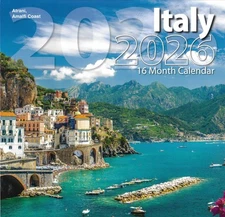 2026 Italy 16-month (Sept 2025 - Dec 2026) 12"x12" Wall Calendar