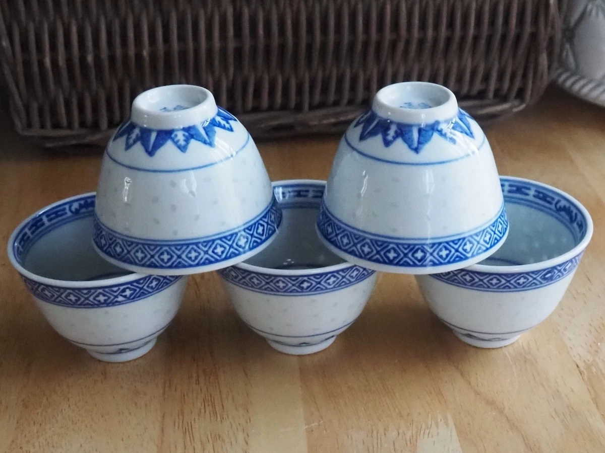 Lot De 6 Assiettes Plates Faiart 27,5 Cm Porcelaine Blanche Motif Grains De Riz