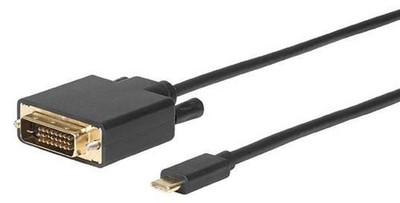MicroConnect USB3.1CDVI18B USB-C auf DVI-D Dual-Link Adapterkabel 1,8m Full HD
