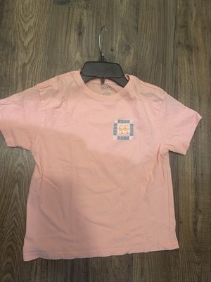Roxy Wave Block T-shirt Peach Big Kid Girls Size 6 FAST SHIPPING