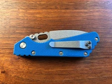 Strider Buck Tarani Trainer Folding ATS-34 Police Issue