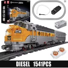 Mould King 12018 Diesel Locomotive Train Railway Remote Control Building Block