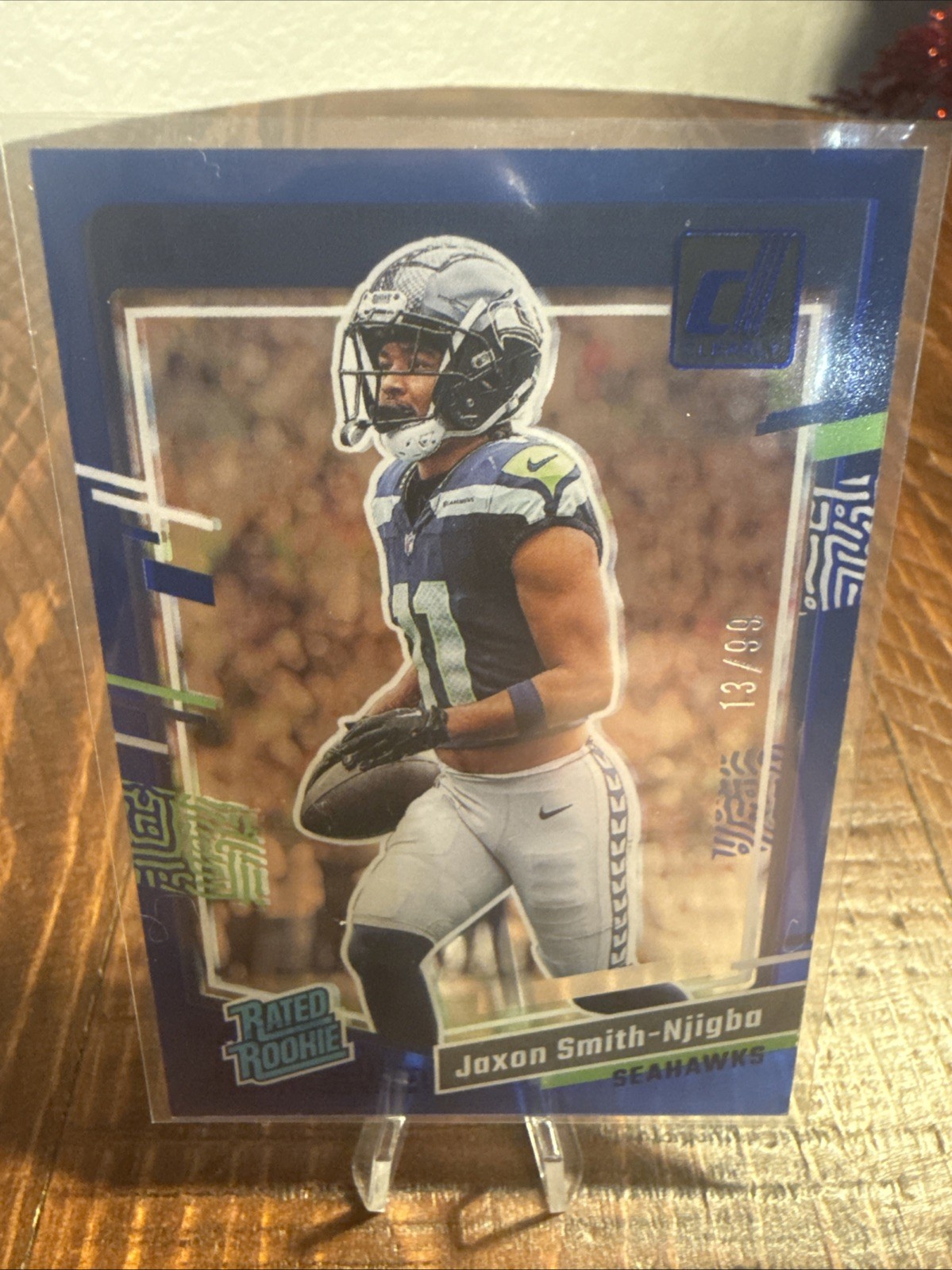 2023 Panini Clearly Donruss - Rated Rookie Jaxon Smith-Njigba #67 Blue /99 (RC)