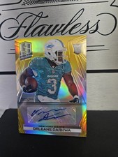 2014  Spectra  Rookie Autographs, Orleans Darkwa #269 Gold Prizm 02/25 (AU, RC)