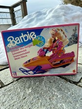 Barbie Ski Fun Snowmobile Scooter Snow Ref 8515 China 1991