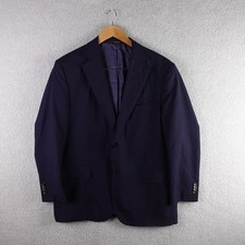 Suitsupply Napoli Int Navy Blue Blazer Vitale Barberis Canonico Wool 46S P4500I