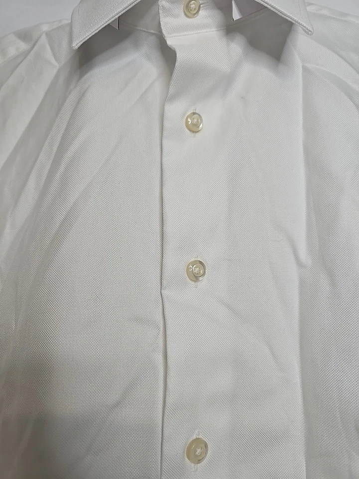 CAMISA DAVID DONAHUE RIBETE PUÑO FRANCÉS RIBETE BÁSICO 16.5 Foto 4 de 4