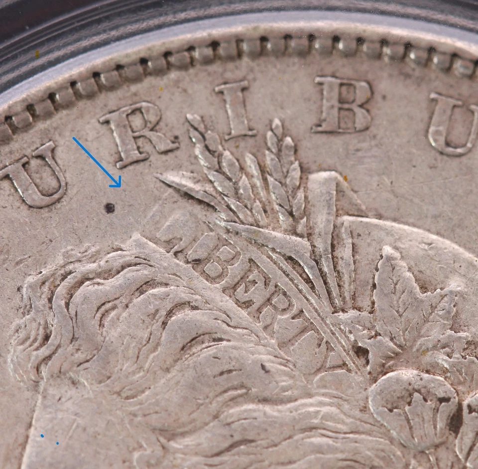 1878 7TF R79 $1 PCGS XF 45 CAC VAM 223 "Washed Out L" (TOP 100) - Image 2 of 4