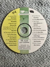 Top Tunes COUNTRY HITS Guy COUNTRY KARAOKE TT-127 CDG Disc