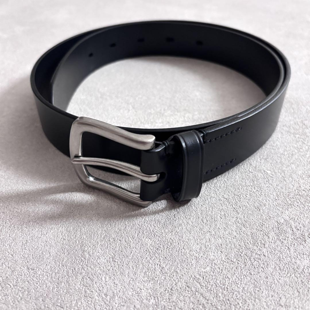 Volpi Concerie Italian Genuine Black Leather Business Style Belt