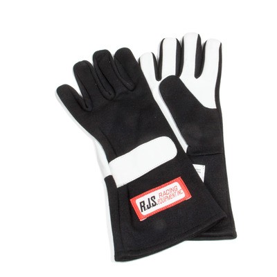 RJS SAFETY Gloves Nomex S/L SM Black SFI-1- 600020103