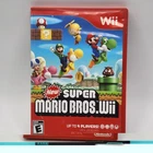 New Super Mario Bros. Wii (Nintendo Wii, 2009) Game Complete w/ Manual Tested