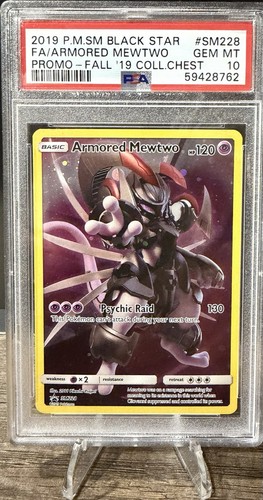 Armored Mewtwo graded PSA 10 for sale on eBay