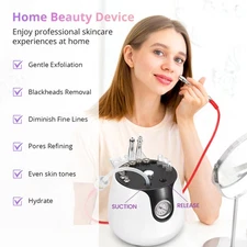3 In 1 Microdermabrasion Vacuum Blackhead Removal  Face Skin Care Machine 60Kpa