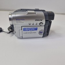 Sony Handycam DCR-DVD201E Handheld DVD Camcorder Silver Untested