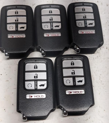 #ad #ad LOT OF 5 HONDA SMART KEY FOB REMOTE KR5V2X V44 5 BUTTON $70.00