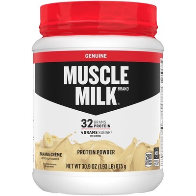 Muscle Milk  Genuine Banana Crème Protein Powder 30.9 oz. Bottle