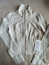Lululemon Women's Define Jacket White With Gold Zipper Lmk What Size