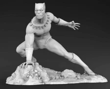 Black Panter 3d Digital Model,STL 3D Model File, 3d print file
