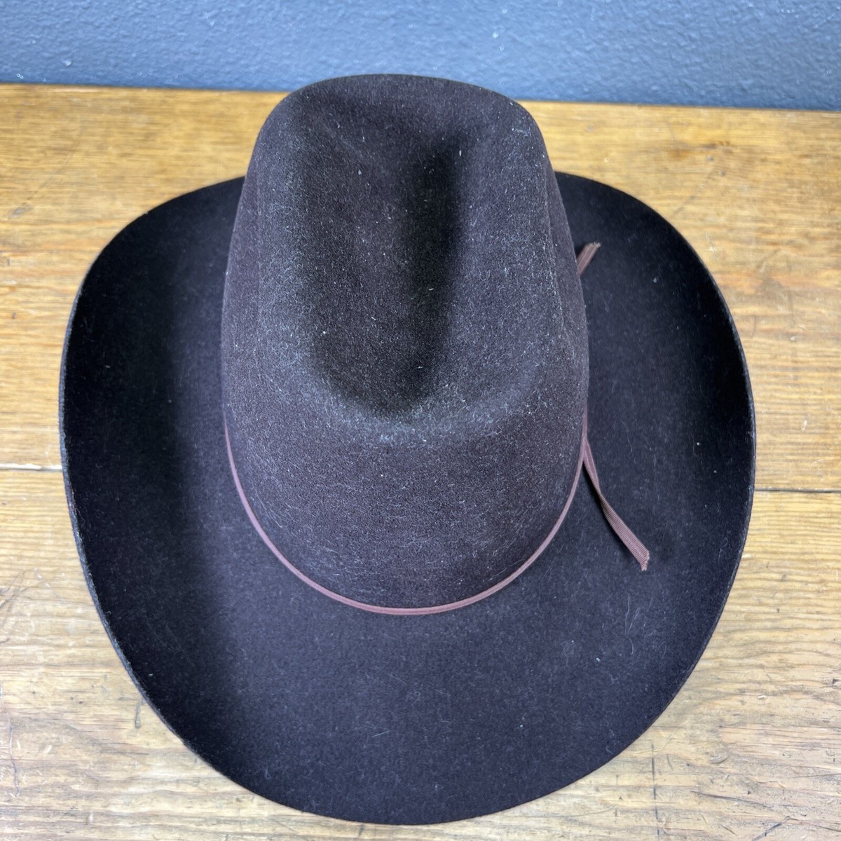 Chapeau Western American Hat Co. – Feutre Laine Pure – Taille Small 6 1/2 (6,5) – Occasion