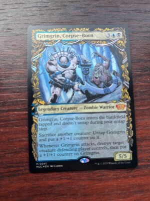 1x FOLIENVITRINE GRIMGRIN, CORPSE-BORN - Commander - MTG - Magic the Gathering