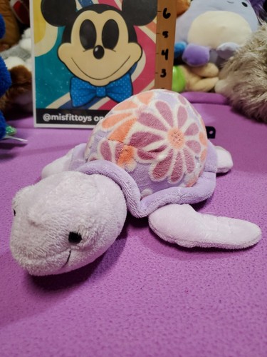 Webkinz HM640 Blossom Sea Turtle Purple Floral Plush Stuffed Animal (NO Code)