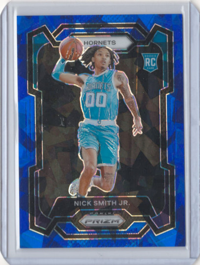 Nick Smith Jr 2023-24 Panini Prizm /125 Blue Cracked Ice #135 Hornets 🔥