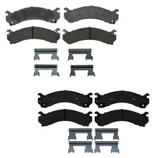 Front & Rear Semi-Met Brake Pad Sets Kit ACDelco For Silverado Sierra 3500 01-03