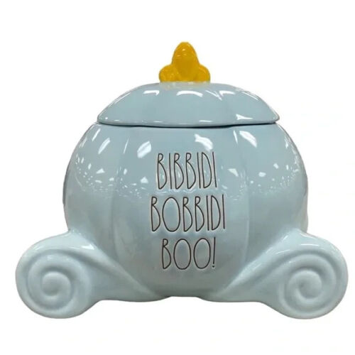 NEW Rae Dunn Disney Bibbidi Bobbidi Boo Cinderella Carriage Canister Cookie Jar - Picture 1 of 4