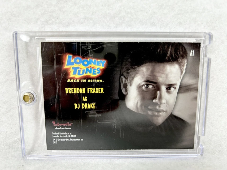 Autógrafo Looney Tunes Back In Action A1 Brendan Fraser como DJ Drake Auto Foto 4 de 4