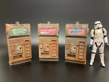 CUSTOM STAR WARS VENDING MACHINE COMPUTER 3.75 FIGURE DIORAMA DISPLAY 1/18