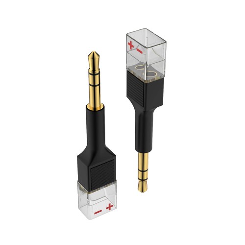 Kopfhörer Adapter Dual 3,5mm Stecker auf HiFiman HD650 HE560 HE350 SONY MDR Z1R MDR - Bild 1 von 8