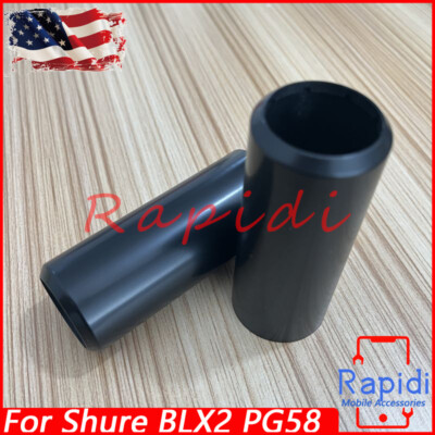 2PCS Black BLX Microphone Battery Cup Cover For Shure BLX2 PG58 Battery Cover