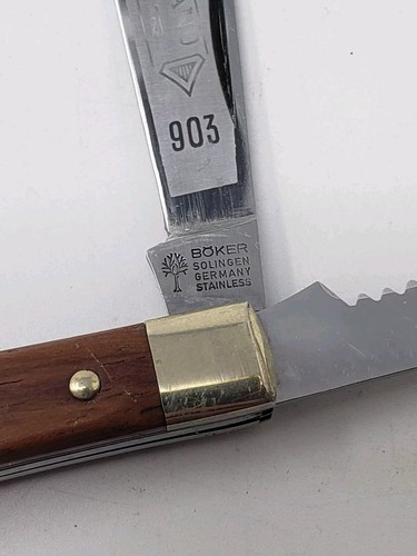 Boker Tree Brand Classic 903 2 Blade Pocket Fishing Knife Germany - Picture 3 of 6