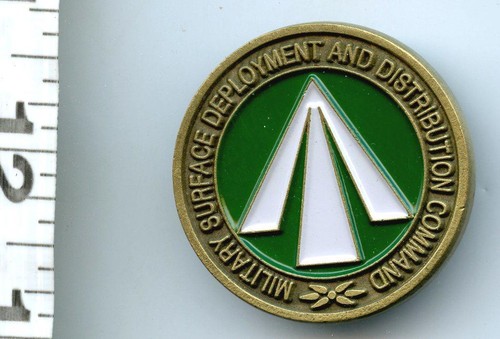 VINTAGE 834TH TRANSPORTATION BATTALION COMMANDERS MILITARY US CHALLENGE COIN WOW - Picture 2 of 2