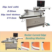 Automatic Wooden Board Curved Edge Sealing Machine 220V Rocker Arm Edge Bander