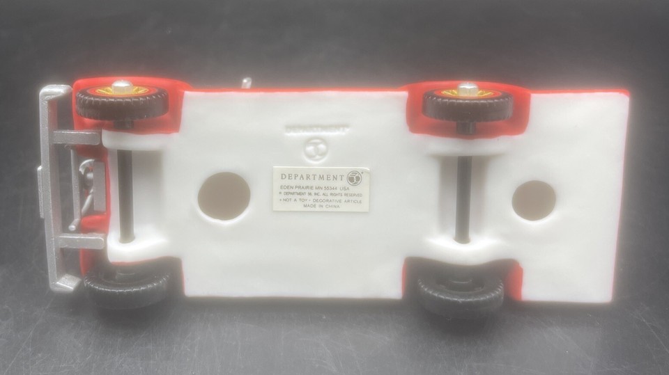 VTG Dept. 56 1937 PIRSCH PUMPER FIRE TRUCK Christmas in the City