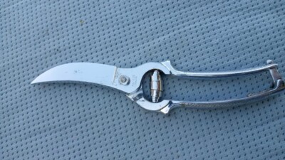 Wiss Germany #1309 Chrome Poultry Shears with Toggle Lock 9''