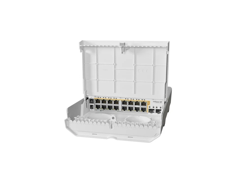 Mikrotik CRS318-16P-2S+OUT Outdoor 18 Port 16 Gigabit Poe-Out And 2 Sfp+ New - Image 4 of 4