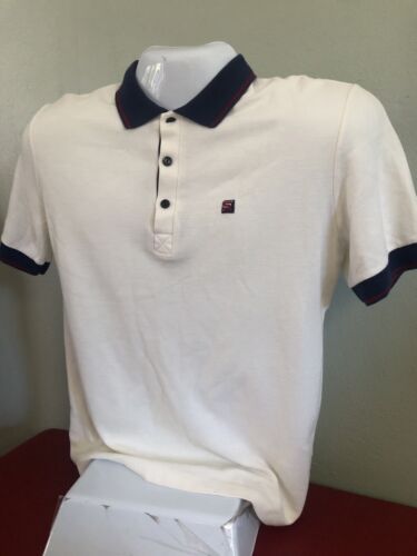 Vintage 80s mens St Michael polo shirt.medium.80s tennis style.made In UK - Picture 1 of 10