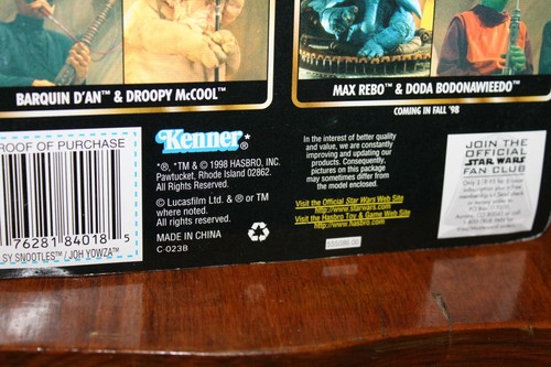 1998 Kenner Star Wars MAX REBO BAND PAARE JOH YOWZA & SY SNOOTLES Figuren - Bild 5 von 5