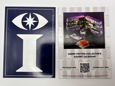 Tarjeta Promocional Harry Potter Calendario de Adviento Exclusivo Insight Editions SDCC 2023