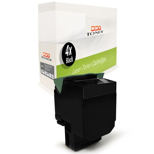 Flacone Di Ricarica Toner Compatibile Per Lexmark C/X 540, 543, 544, 546, 548, Colori CMY E Nero