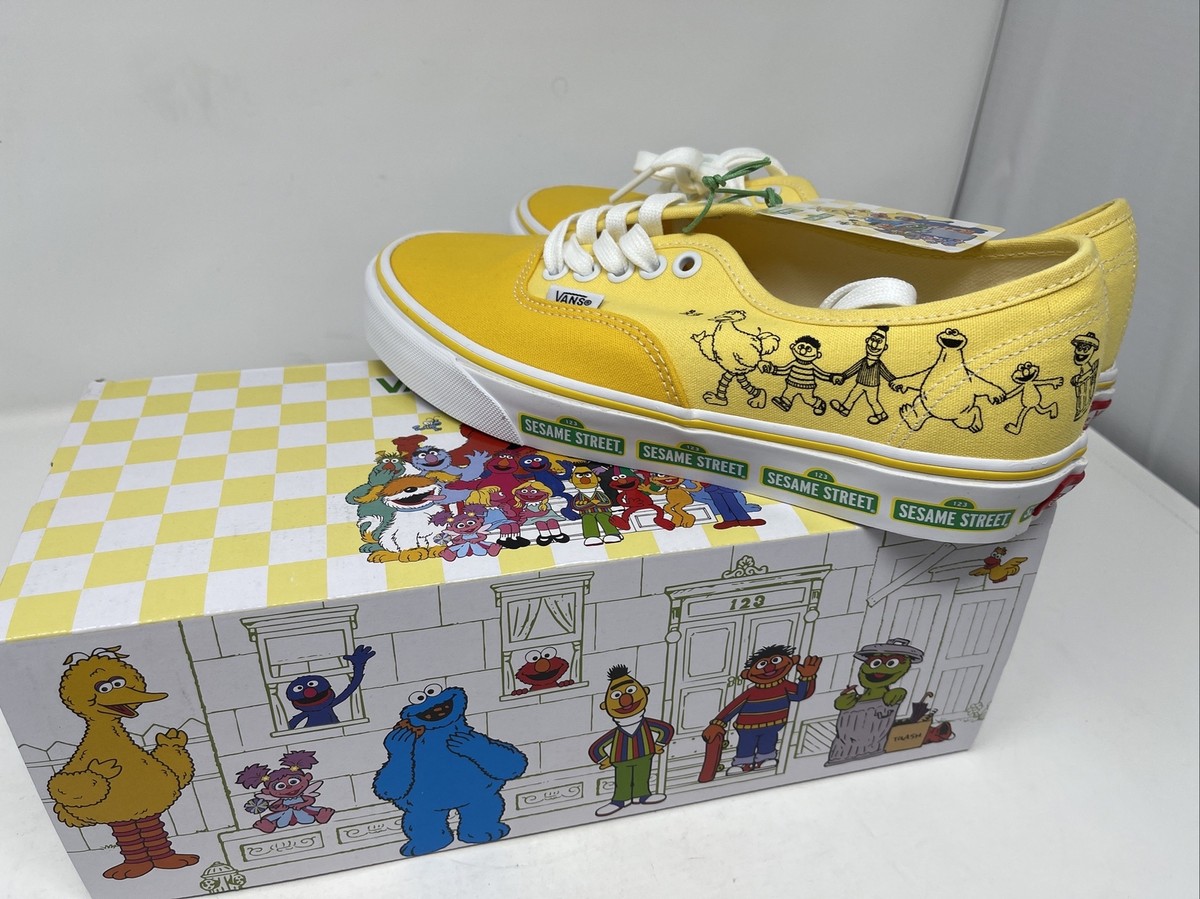 NEW Vans Sesame Street Yellow Authentic Size Women's 8 | eBay